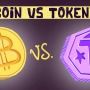 What is the difference between a token and a coin?