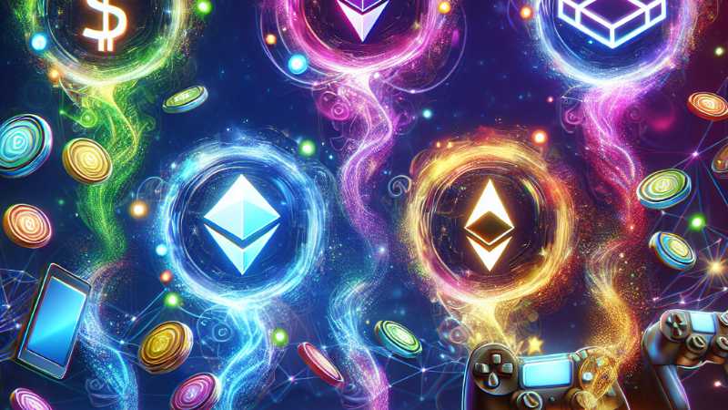 2024's Most Significant Crypto Gaming Tokens: A New Ranking, Concept art for illustrative purpose, tags: tokens - Monok