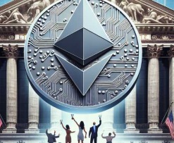 Grayscale Seeks NYSE Arca Listing for Ethereum Trust: A New Milestone in Crypto ETF Space 🌐📈, Concept art for illustrative purpose - Monok